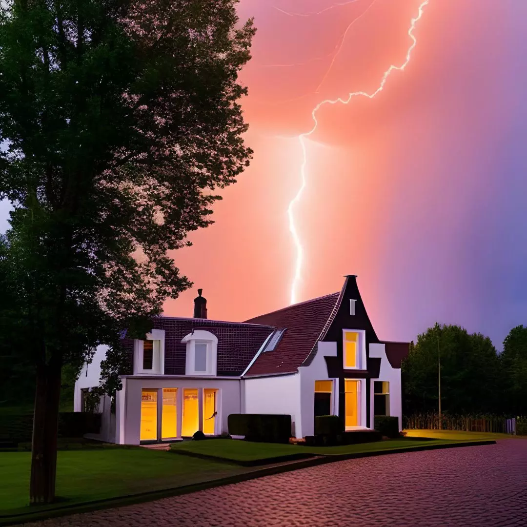 Bliksem slaat in